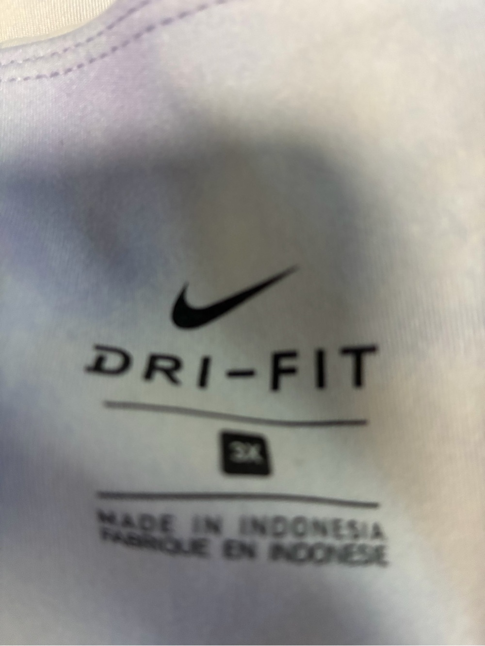 Plus Size 3X Nike Tie-Dye Leggings - Picture 3 of 5